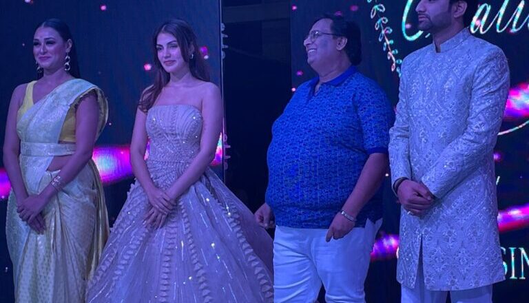 Rhea Chakraborty walked for SS Creation: Renowned Fashion Designer Sanjeev Singh Showcases New Collection at Nexus Fashion Show by Organizers 360 Productions and Media Partner QuickPR